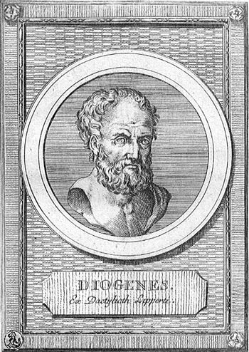 English: Portrait of Hellenic philosopher Diog...