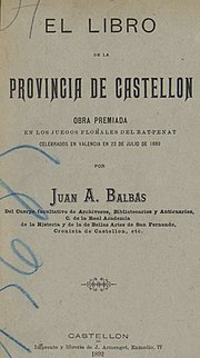 Miniatura para El libro de la provincia de Castellón