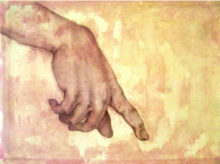 Estigma (B) (1990); acrílico sobre tela; 59 x 84 cm