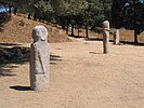 Statua menhir Civiltà nuragica torreana, guerriero con spada, Filitosa