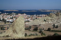 Eski Foça, Blick über die Altstadt zu den Sirenen-Inseln