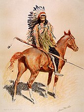 A Sioux Chief, 1901, litografia
