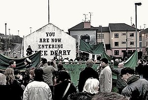 28.01.2007 Derry, Ireland Bloody Sunday 35th y...