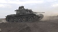 Free Syrian Army T-55 near Daraa.jpg