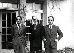 Ж. Риб, П. Винценсини, Ш. Эресманн (1949 год)