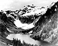 Goat Lake and Cadet Peak, with Foggy Peak upper right corner