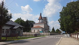 Een Orthodoxe kerk in Grodzisk