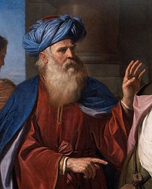 Abraham is a central figure in both Christianity, Islam, and Judaism. Guercino Abramo ripudia Agar (cropped).jpg