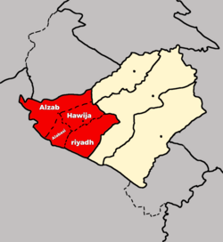 Map of Hawija District