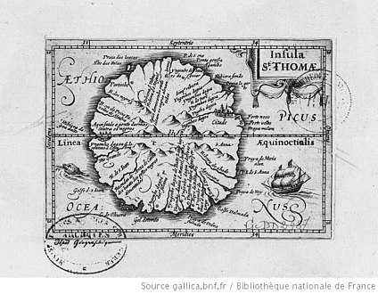 Carte de l'île de 1616