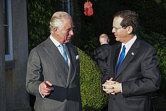 S izraelským prezidentem Jicchakem Herzogem (2021)