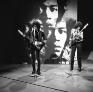 Jimi Hendrix e Noel Redding em 1967.