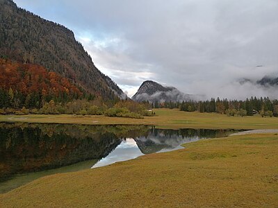 Blick nach Nordosten zum Seekopf (1173 m), links die Schlösselschneid