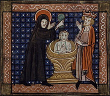 Legenda aurea: III. Sigebert megkeresztelése (1348)