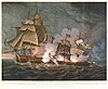 The American frigate USS President fires on and disables the British sloop HMS Little Belt on May 16, 1811.