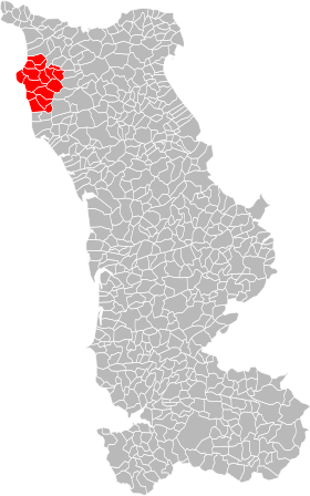 Localisation de Communauté de communes des Pieux