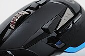 Logitech g502, botoiak