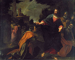 Jesus e a Cananeia (1593-1594), Ludovico Carracci, Pinacoteca di Brera, Milão