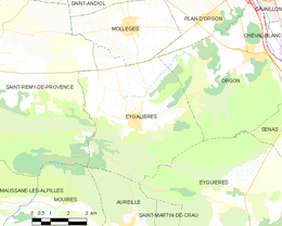 Eygalières – Mappa