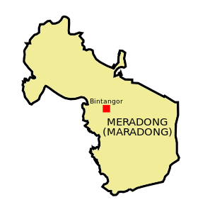 Localisation de District de Meradong