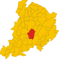 Locatie van Pianoro in Bologna (BO)