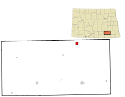 Location of Marion, North Dakota