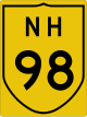 National Highway 98 shield}}