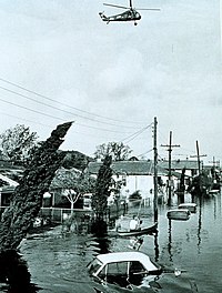 Flooding in the Lower Ninth Ward of New Orleans after Hurricane Betsy in 1965. NOLA9thFloodedBetsy.jpg