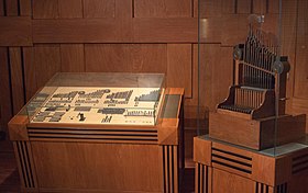 Organum hydraulicum Romanum et instrumentum novum simile, in Museo Aquincense, Budapestini