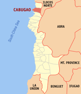 Cabugao na Ilocos Sul Coordenadas : 17°47'41"N, 120°27'20"E