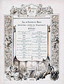 Plakat Sage und Geschichte des Rheines, zu Redoute 1872, von Caspar Scheuren