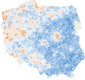 Résultats par commune à la Diète