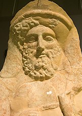 Protome bearded Dionysus early 4 c BC, Prague Kinsky, NM-HM10 7671, 140956.jpg