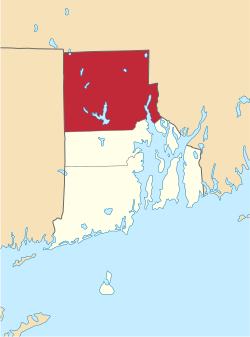 Contea di Providence - Localizzazione