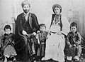 A Palestinian Christian family in Ramallah, Ottoman Palestine, 1905
