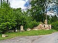 Kirchenruine und Lutherdenkmal