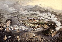 The eleven-month siege of a Russian naval base at Sevastopol during the Crimean War Sevastopol.jpg