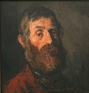 Jakob Smits, 1914: 'Portret van een Boer', olieverf op linnen