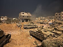 Israeli military during ground operations in the Gaza Strip on 1 November SoI-War 23-11-01 IDF 13-08.jpg