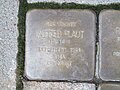 der Stolperstein für Alfred Plaut