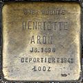 Stolperstein für Henriette Aron (Bonner Straße 33)