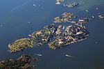 Fortress of Suomenlinna from above