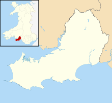 Karte: City and County of Swansea