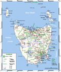 Miniatura para Geografía de Tasmania