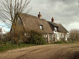 Thatched cottage at Sackers Green (monument)