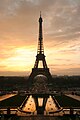la Torre Eiffel vista dal Trocadero