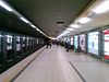 The northbound platform of the underground Neumarkt station in 2010