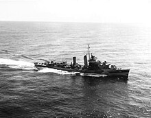 Cummings underway in 1944 USS Cummings (DD-365) underway at sea on 3 September 1944 (80-G-366997).jpg