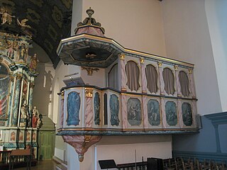 Pulpit at Vår Frue kirke