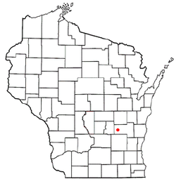 Location of Brandon, Wisconsin